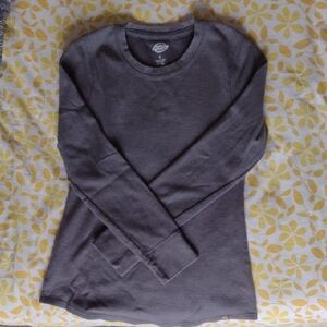 Gray Long Sleeve Thermal Top